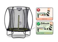 Exit Silhouette trampoline met net - Ø 183 cm - Zwart - thumbnail