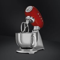 Smeg SMF02RDEU mixer Staande mixer 800 W Rood, Zilver - thumbnail