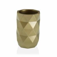 Tandenborstelhouder Versa DIAMOND Geel Hars (7,4 x 10,6 x 7,4 cm)