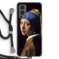 The Pearl Earring: OnePlus Nord 2 5G Transparant Hoesje met koord