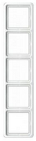 Jung CD500 afdekraam 5-voudig wit