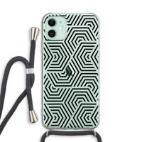 Magic pattern: iPhone 11 Transparant Hoesje met koord