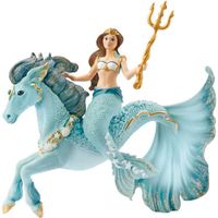 Schleich Bayala - Zeemeermin Eyela op onderwaterpaard speelfiguur