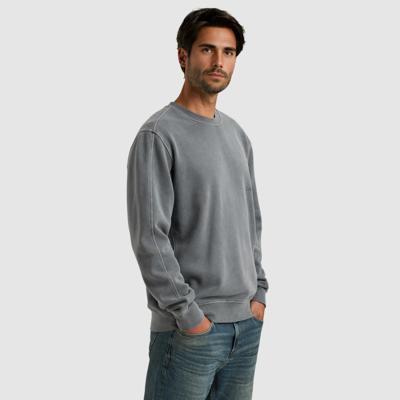 Cast Iron Relaxed Fit Sweat Peached Overdye Csw2508440 Sweater 9096 Stormy Weather