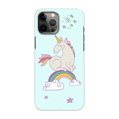 Regenboog eenhoorn: Volledig geprint iPhone 12 Hoesje