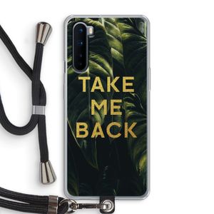 Take me back: OnePlus Nord Transparant Hoesje met koord