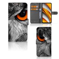 Poco F3 | Xiaomi Mi 11i | Telefoonhoesje | Met pasjeshouder | Uil