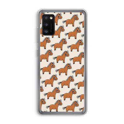 Pony: Samsung Galaxy A41 Transparant Hoesje