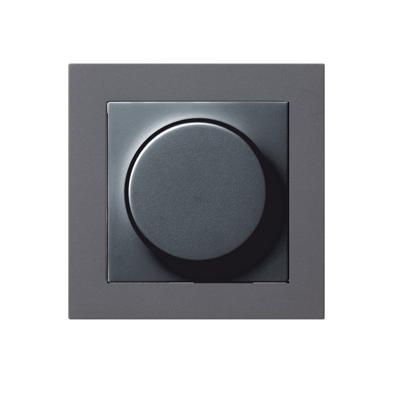 Lyora AntracieteDimmer cover voor inbouwdimmer - 1727809+1734755