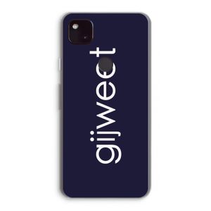 Gijweet: Google Pixel 4a 5G Transparant Hoesje