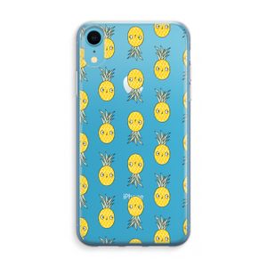 Ananas: iPhone XR Transparant Hoesje