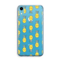 Ananas: iPhone XR Transparant Hoesje