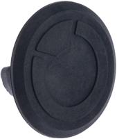 By,schulz top cap rubber cover cap black