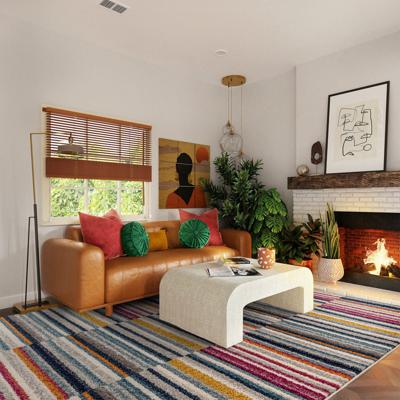 Easy Living - Vloerkleed Muse Multi-Coloured Stripe Rug MU06 -