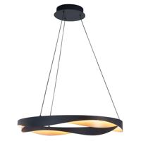 Highlight Design hanglampAscoli zwart met goud Ø 64cm - H5540.01