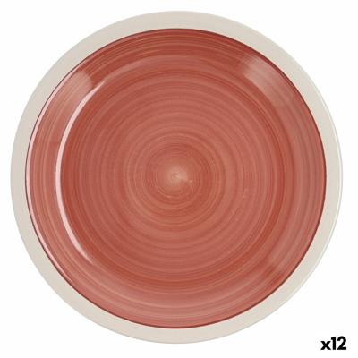 Dinerbord Quid Calypso Terra cotta Keramisch Ø 27 cm (12 Stuks)