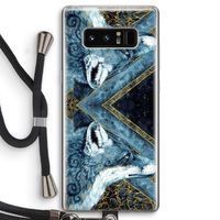Golden Fox: Samsung Galaxy Note 8 Transparant Hoesje met koord