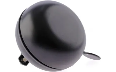 Fietsbel Niet Verkeerd Ding Dong Merlot Black ø80 mm - Mat Zwart
