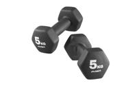 CRIVIT Hexagon dumbbells 2x 5 kg