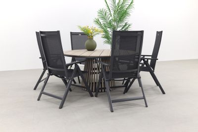 Hartman Milaan/GI Trinxa verstelbare ronde tuinset - 148 cm.