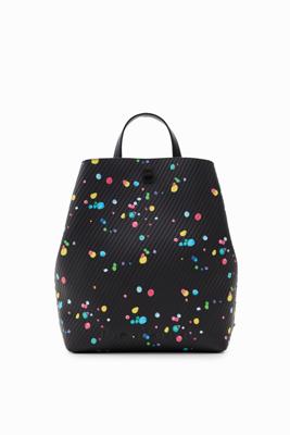 Middelgrote rugzak met druppels - BLACK - U