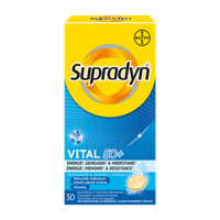Supradyn Vital 50+ Multivitamine Vitaliteit Met Ginseng 30 Bruistabletten