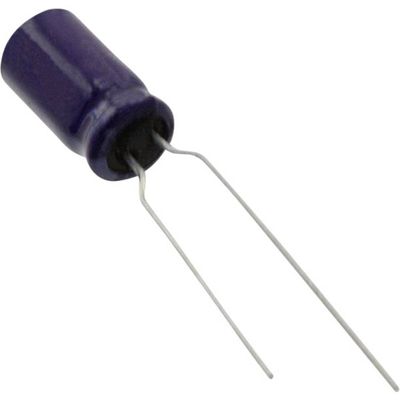 Panasonic Elektrolytische condensator Radiaal bedraad 2.5 mm 2.2 µF 250 V 20 % (Ø) 6.3 mm 1 stuk(s)