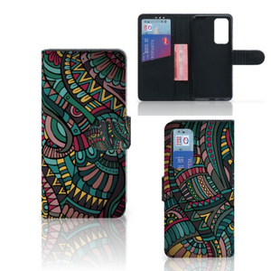 Huawei P40 Telefoon Hoesje Aztec