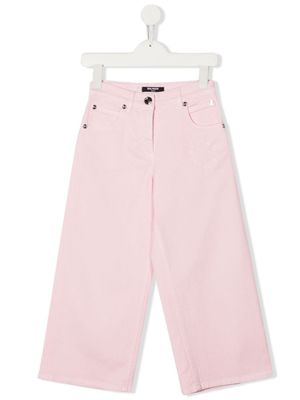 Balmain Kids pantalon à coupe droite - Rose