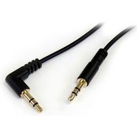 StarTech.com 30cm 3,5mm Slank naar Haaks Stereo Audiokabel M/M - thumbnail