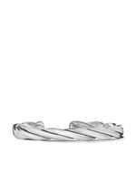 David Yurman bracelet torque torsadé 9 mm en chaîne - Argent