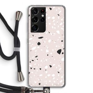 Terrazzo N°20: Samsung Galaxy S21 Ultra Transparant Hoesje met koord