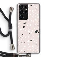 Terrazzo N°20: Samsung Galaxy S21 Ultra Transparant Hoesje met koord
