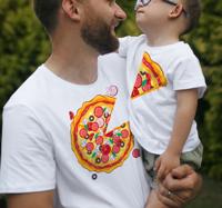 Moeders en dochters t-shirts Pizza punt