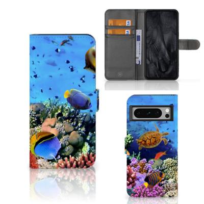 Google Pixel 8 Pro | Telefoonhoesje | Met pasjeshouder | Vissen