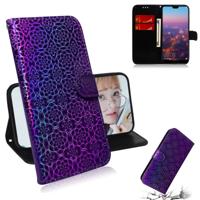 Voor Huawei P20 effen kleur kleurrijke magnetische Buckle horizontale Flip PU lederen draagtas met houder & kaartsleuven & portemonnee & Lanyard (paar