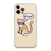 Miauw: iPhone 13 Pro Max Transparant Hoesje