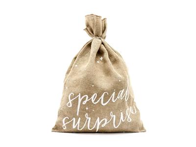 Jute Kerstman Zak Special Surprise (40x55cm)
