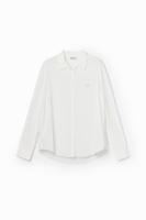 Shirt strepen textuur - WHITE - XL