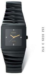 Horlogeband Rado 152.0335.3 / 04987130 / R070451610 Keramiek Zwart