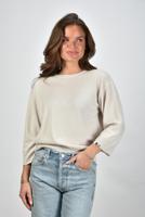 Extreme Cashmere trui Jewel 398 chalk