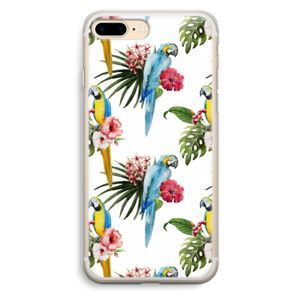 Kleurrijke papegaaien: iPhone 7 Plus Transparant Hoesje