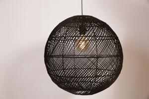 Hanglamp Globe zwart 50cm