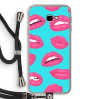 Bite my lip: Samsung Galaxy J4 Plus Transparant Hoesje met koord