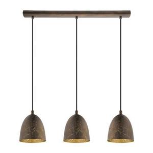 EGLO Safi Hanglamp - E27 - 70 cm - Bruin|Goud