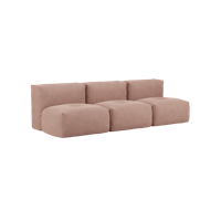 Soft Sofa Indoor - 3 Seater Open - Oransje - SACKit