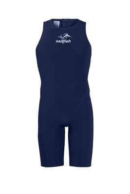 Sailfish rebel train 2 swimskin mouwloos donkerblauw dames