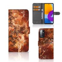 Samsung Galaxy M52 | Bookcase | Marmer Bruin