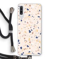 Terrazzo N°23: Samsung Galaxy A70 Transparant Hoesje met koord