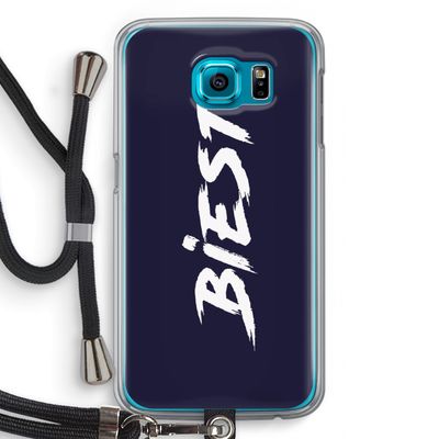 Biest: Samsung Galaxy S6 Transparant Hoesje met koord